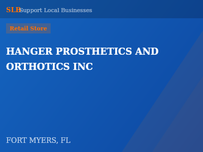 HANGER PROSTHETICS AND ORTHOTICS INC — Retail Store in FORT MYERS, FL