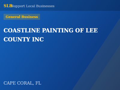 COASTLINE PAINTING OF LEE COUNTY INC — General Business in CAPE CORAL, FL