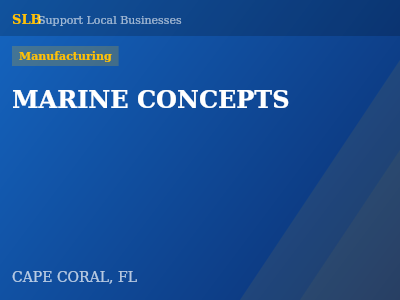 MARINE CONCEPTS — Manufacturing in CAPE CORAL, FL