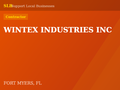 WINTEX INDUSTRIES INC — Contractor in FORT MYERS, FL