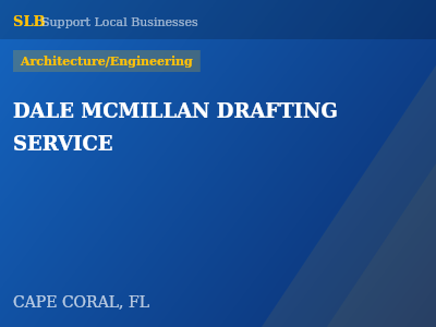 DALE MCMILLAN DRAFTING SERVICE — Architecture/Engineering in CAPE CORAL, FL