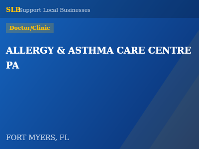 ALLERGY & ASTHMA CARE CENTRE PA — Doctor/Clinic in FORT MYERS, FL