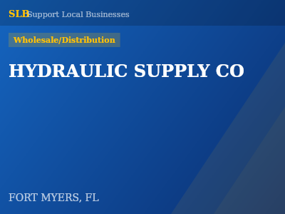 HYDRAULIC SUPPLY CO — Wholesale/Distribution in FORT MYERS, FL