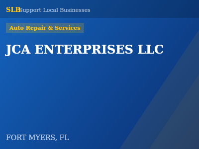JCA ENTERPRISES LLC — Auto Repair & Services in FORT MYERS, FL