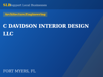 C DAVIDSON INTERIOR DESIGN LLC — Architecture/Engineering in FORT MYERS, FL