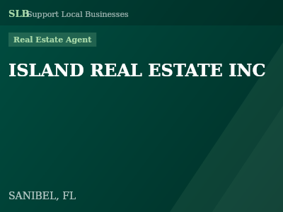 ISLAND REAL ESTATE INC — Real Estate Agent in SANIBEL, FL