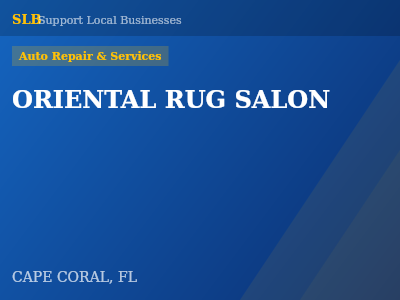 ORIENTAL RUG SALON — Auto Repair & Services in CAPE CORAL, FL
