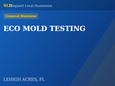ECO MOLD TESTING — General Business in LEHIGH ACRES, FL