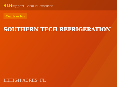 SOUTHERN TECH REFRIGERATION — Contractor in LEHIGH ACRES, FL