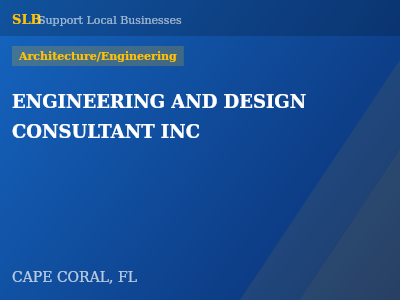 ENGINEERING AND DESIGN CONSULTANT INC — Architecture/Engineering in CAPE CORAL, FL