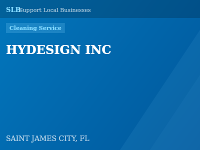 HYDESIGN INC — Cleaning Service in SAINT JAMES CITY, FL