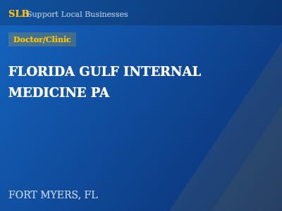 FLORIDA GULF INTERNAL MEDICINE PA — Doctor/Clinic in FORT MYERS, FL