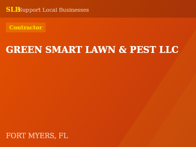 GREEN SMART LAWN & PEST LLC — Contractor in FORT MYERS, FL