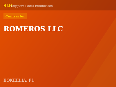 ROMEROS LLC — Contractor in BOKEELIA, FL
