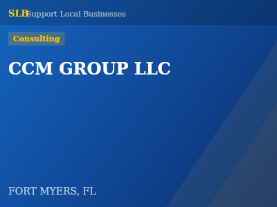 CCM GROUP LLC — Consulting in FORT MYERS, FL