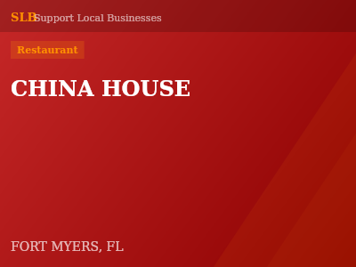 CHINA HOUSE — Restaurant in FORT MYERS, FL