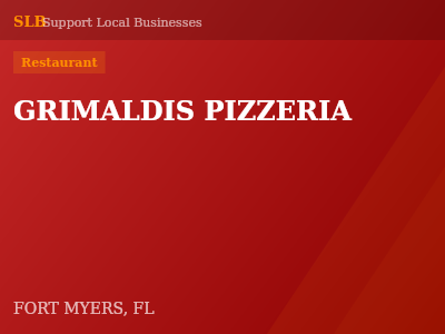 GRIMALDIS PIZZERIA — Restaurant in FORT MYERS, FL