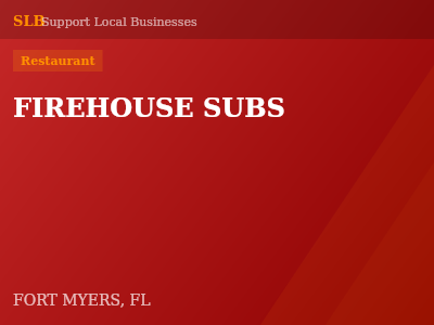FIREHOUSE SUBS — Restaurant in FORT MYERS, FL