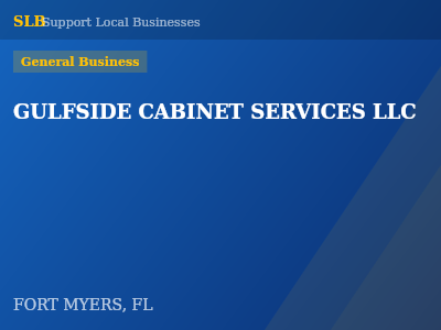 GULFSIDE CABINET SERVICES LLC — General Business in FORT MYERS, FL