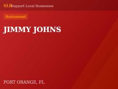 JIMMY JOHNS — Restaurant in PORT ORANGE, FL