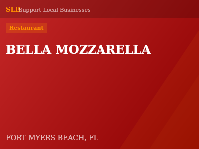 BELLA MOZZARELLA — Restaurant in FORT MYERS BEACH, FL