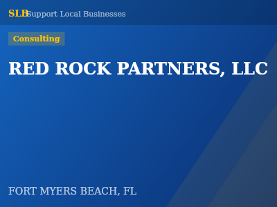 RED ROCK PARTNERS, LLC — Consulting in FORT MYERS BEACH, FL
