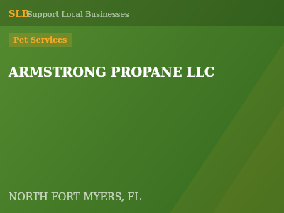 ARMSTRONG PROPANE LLC — Pet Services in NORTH FORT MYERS, FL