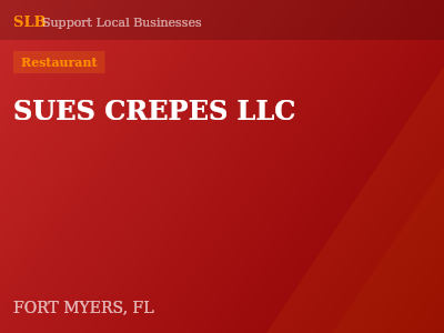 SUES CREPES LLC — Restaurant in FORT MYERS, FL