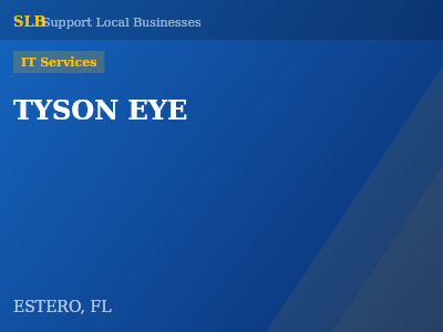 TYSON EYE — IT Services in ESTERO, FL