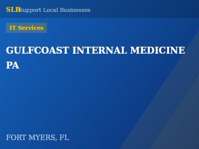 GULFCOAST INTERNAL MEDICINE PA — IT Services in FORT MYERS, FL
