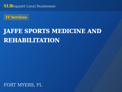 JAFFE SPORTS MEDICINE AND REHABILITATION — IT Services in FORT MYERS, FL