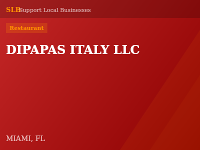 DIPAPAS ITALY LLC — Restaurant in MIAMI, FL