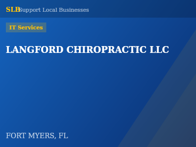 LANGFORD CHIROPRACTIC LLC — IT Services in FORT MYERS, FL