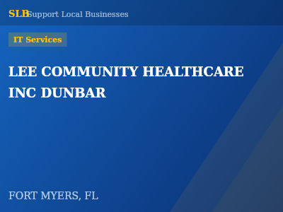 LEE COMMUNITY HEALTHCARE INC DUNBAR — IT Services in FORT MYERS, FL