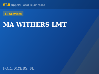 MA WITHERS LMT — IT Services in FORT MYERS, FL
