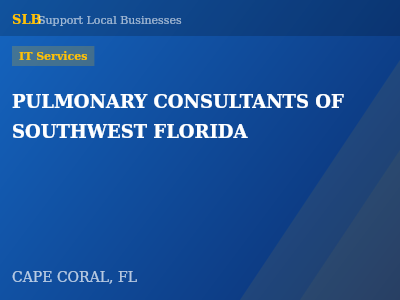PULMONARY CONSULTANTS OF SOUTHWEST FLORIDA — IT Services in CAPE CORAL, FL