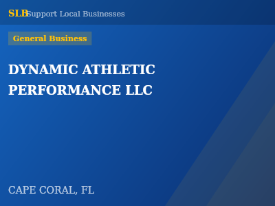 DYNAMIC ATHLETIC PERFORMANCE LLC — General Business in CAPE CORAL, FL