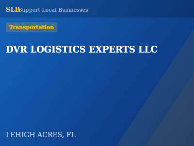 DVR LOGISTICS EXPERTS LLC — Transportation in LEHIGH ACRES, FL