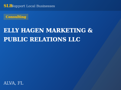ELLY HAGEN MARKETING & PUBLIC RELATIONS LLC — Consulting in ALVA, FL