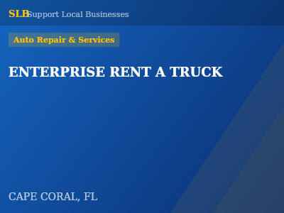 ENTERPRISE RENT A TRUCK — Auto Repair & Services in CAPE CORAL, FL