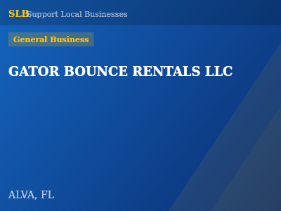 GATOR BOUNCE RENTALS LLC — General Business in ALVA, FL