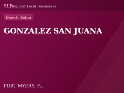 GONZALEZ SAN JUANA — Beauty Salon in FORT MYERS, FL