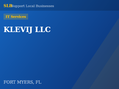 KLEVIJ LLC — IT Services in FORT MYERS, FL