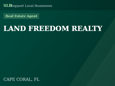 LAND FREEDOM REALTY — Real Estate Agent in CAPE CORAL, FL