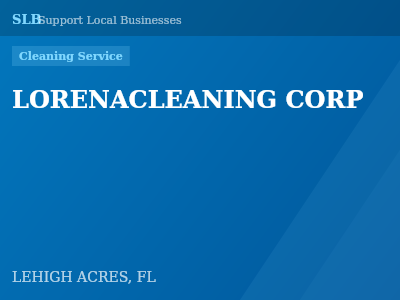 LORENACLEANING CORP — Cleaning Service in LEHIGH ACRES, FL