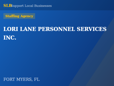 LORI LANE PERSONNEL SERVICES INC. — Staffing Agency in FORT MYERS, FL