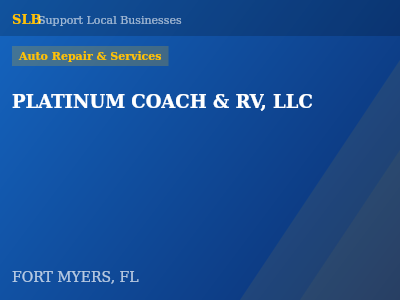 PLATINUM COACH & RV, LLC — Auto Repair & Services in FORT MYERS, FL