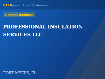 PROFESSIONAL INSULATION SERVICES LLC — General Business in FORT MYERS, FL