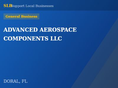 ADVANCED AEROSPACE COMPONENTS LLC — General Business in DORAL, FL