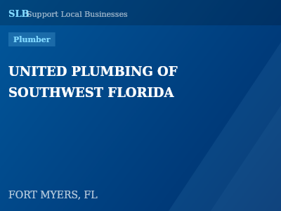 UNITED PLUMBING OF SOUTHWEST FLORIDA — Plumber in FORT MYERS, FL